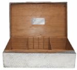 Raymond Burr Personally Owned Humidor -- Gifted to Him by the Cast of the Play ''Underground'' in 1983