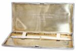 Raymond Burr Cigarette Case Gifted to Him by Jerry Lewis -- Given to Burr on the Set of the 1955 Film ''You're Never Too Young''