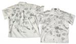 Raymond Burr Shirt Signed by Cast & Crew of The Return of Perry Mason Made for Television Movie