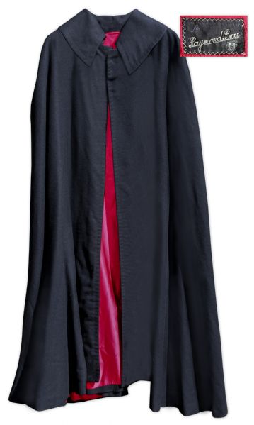 Raymond Burr Personally Owned Custom-Designed Cashmere Cape