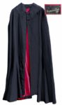 Raymond Burr Personally Owned Custom-Designed Cashmere Cape