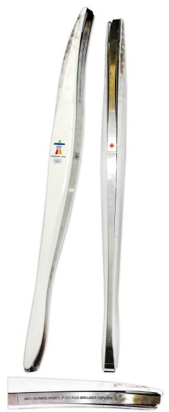 Olympic Torch From the 2010 Olympic Games Held in Vancouver