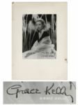 Grace Kelly Signed Photograph