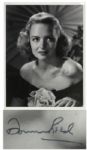 Donna Reed Signed 10 x 13 Photograph