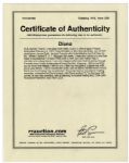 Princess Diana Autograph Letter Signed in 1991 -- Addressed to the Mother of First Pilot Killed in The Gulf War ''...words seem totally inadequate at times like this...'' With COA From PSA/DNA