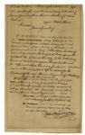 Declaration of Independence Signer Robert Morris Signed Note