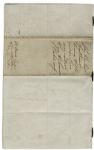 Queen Victoria Signed Document -- Signed Early in Her Reign in 1839