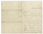 William Seward Letter Signed, Urging His Friend to Join the Union Army in 1862 -- ''...This is a period in which there can be no divided duty...''