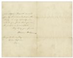 William Seward Letter Signed, Urging His Friend to Join the Union Army in 1862 -- ''...This is a period in which there can be no divided duty...''