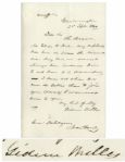 Gideon Welles Autograph Letter Signed -- ...I know not when he can do better than to join your class & I command him to you...