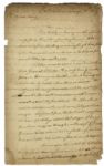 Revolutionary War Hero Francis Barber Autograph Letter Signed -- Regarding the Sullivan Expedition of 1779 -- ''...our united force will commence a rapid movement against the five nations...''