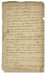 Revolutionary War Hero Francis Barber Autograph Letter Signed -- Regarding the Sullivan Expedition of 1779 -- ''...our united force will commence a rapid movement against the five nations...''