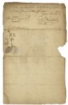 Revolutionary War Hero Francis Barber Autograph Letter Signed -- Regarding the Sullivan Expedition of 1779 -- ''...our united force will commence a rapid movement against the five nations...''