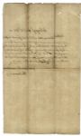 Revolutionary War Hero Francis Barber Autograph Letter Signed -- Regarding the Sullivan Expedition of 1779 -- ''...our united force will commence a rapid movement against the five nations...''