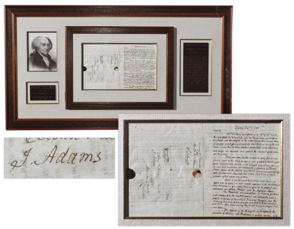 John Adams Autograph Letter Signed -- Exceptional Content During War of 1812: It is of no other use to ruminate upon the faults, Errors & blunders of Washington in the revolutionary War...