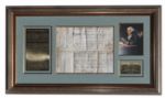 Benjamin Franklin Signed Land Grant for Revolutionary War Veteran -- From 1787 One Month Before Franklin Attended the Constitutional Convention