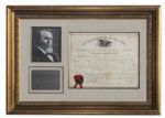 Rutherford B. Hayes Document Signed as President