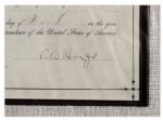 Rutherford B. Hayes Document Signed as President
