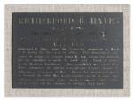 Rutherford B. Hayes Document Signed as President