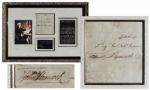 John Hancock Franking Signature From 1782 During the Revolutionary War -- Rare, With Address Panel in His Hand