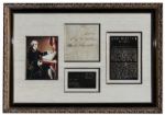 John Hancock Franking Signature From 1782 During the Revolutionary War -- Rare, With Address Panel in His Hand