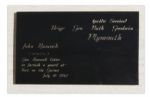 John Hancock Franking Signature From 1782 During the Revolutionary War -- Rare, With Address Panel in His Hand