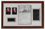 Thomas Jefferson Ship's Paper Signed as President -- Countersigned by James Madison as Secretary of State