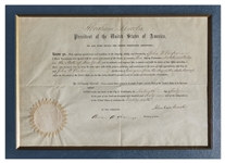 Abraham Lincoln Document Signed as President During the Civil War -- With Full Signature, in Near Fine Condition