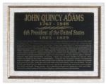John Quincy Adams Land Grant Signed as President