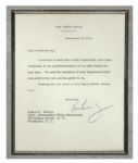 John F. Kennedy Letter Signed as President -- Sent to DC Police Chief: ''...You and the members of your department have been very kind and thoughtful to us...'' -- With University Archives COA