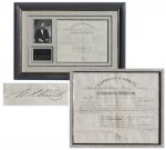 Ulysses S. Grant Document Signed as President