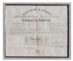 Ulysses S. Grant Document Signed as President