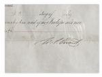 Ulysses S. Grant Document Signed as President