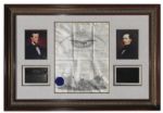 Franklin Pierce Military Appointment Signed as President -- Countersigned by Jefferson Davis