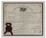 Grover Cleveland Document Signed as President