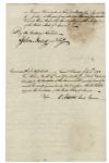 John Hancock & Samuel Adams Signed Judicial Appointment From 1793