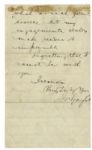James Garfield Autograph Letter Signed in 1880 -- ''...I should be glad to be present at the reunion of that noble regiment which did such gallant service...''