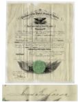 James Buchanan Naval Appointment Signed as President