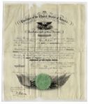 James Buchanan Naval Appointment Signed as President