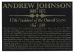 Andrew Johnson Document Signed as President