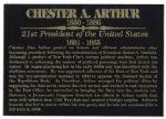 Chester Arthur Military Appointment Signed as President in 1882 -- Countersigned by Robert Lincoln, Abraham Lincoln's Son