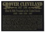 Grover Cleveland Signed Military Appointment as President