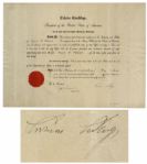 Calvin Coolidge Document Signed as President