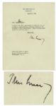 John F. Kennedy Typed Letter Signed as President