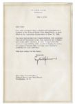 Lyndon B. Johnson Typed Letter Signed as President -- ''...It is with reluctance that I accept your resignation...''