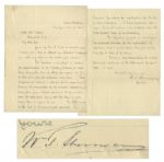 William T. Sherman Letter Signed -- On Getting Into West Point -- ...I have endorsed over a dozen will endorse more without even the most distant hope of our succeeding...