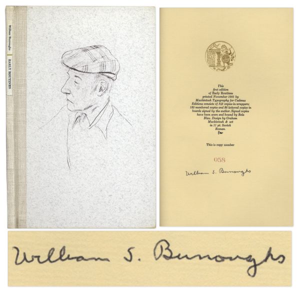 William S. Burroughs Signed Limited Edition of Early Routines