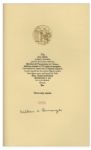 William S. Burroughs Signed Limited Edition of ''Early Routines''