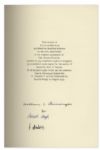 William S. Burroughs Signed Limited Edition of ''Doctor Benway''