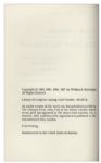 William S. Burroughs Signed First Printing of ''The Ticket That Exploded''